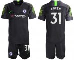 Wholesale Cheap Chelsea #31 Green Black Goalkeeper Soccer Club Jersey