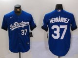 Cheap Men's Los Angeles Dodgers #37 Teoscar Hern