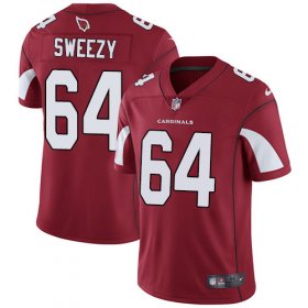 Wholesale Cheap Nike Cardinals #64 J.R. Sweezy Red Team Color Men\'s Stitched NFL Vapor Untouchable Limited Jersey