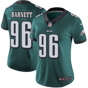 Wholesale Cheap Nike Eagles #96 Derek Barnett Midnight Green Team Color Women\'s Stitched NFL Vapor Untouchable Limited Jersey