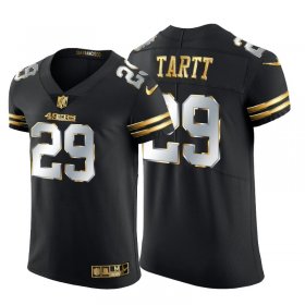 Wholesale Cheap San Francisco 49ers #29 Jaquiski Tartt Men\'s Nike Black Edition Vapor Untouchable Elite NFL Jersey