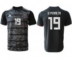 Wholesale Cheap Mexico #19 O.Peralta Black Soccer Country Jersey