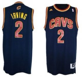 Wholesale Cheap Cleveland Cavaliers #2 Kyrie Irving Revolution 30 Swingman Navy Blue Jersey