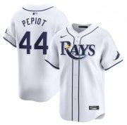 Cheap Men's Tampa Bay Rays #44 Ryan Pepiot White Home Limited Stitched Baseball Jersey