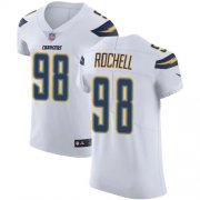 Wholesale Cheap Nike Chargers #98 Isaac Rochell White Men's Stitched NFL Vapor Untouchable Elite Jersey