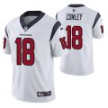 Wholesale Cheap Men's Houston Texans #18 Chris Conley White Vapor Untouchable Limited Stitched Jersey