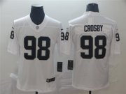 Youth Las Vegas Raiders #98 Maxx Crosby White Vapor Limited Jersey