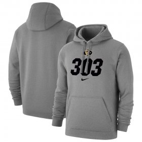 Cheap Men\'s Colorado Buffaloes #303 Gray Hoodie