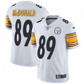 Wholesale Cheap Men\'s Nike Pittsburgh Steelers #89 Vance McDonald White Vapor Untouchable Limited Player NFL Jersey