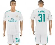 Wholesale Cheap Real Madrid #31 R.Yanez White Home Soccer Club Jersey