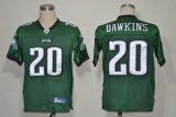 Wholesale Cheap Eagles #20 Brian Dawkins Green Stitched NFL Jersey