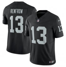 Wholesale Cheap Men\'s Las Vegas Raiders #13 Hunter Renfrow Black 2023 F.U.S.E Vapor Untouchable Stitched Football Jersey