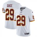 Wholesale Cheap Nike Redskins #29 Derrius Guice White Men's Stitched NFL Vapor Untouchable Limited Jersey