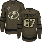 Cheap Adidas Lightning #67 Mitchell Stephens Green Salute to Service 2020 Stanley Cup Champions Stitched NHL Jersey