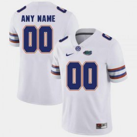 Wholesale Men\'s Florida Gators Custom White Jersey