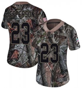 Wholesale Cheap Nike Ravens #23 Tony Jefferson Camo Women\'s Stitched NFL Limited Rush Realtree Jersey