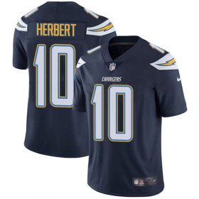 Wholesale Cheap Nike Chargers #10 Justin Herbert Navy Blue Team Color Men\'s Stitched NFL Vapor Untouchable Limited Jersey