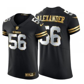 Wholesale Cheap San Francisco 49ers #56 Kwon Alexander Men\'s Nike Black Edition Vapor Untouchable Elite NFL Jersey