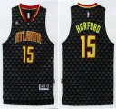 Wholesale Cheap Men's Atlanta Hawks #15 Al Horford Revolution 30 Swingman 2015-16 New Black Jersey