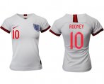 Wholesale Cheap Women's England #10 Rooney Home Soccer Country Jersey