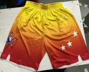 Cheap Men's 2023 All Star Orange Game Swingman Hot Press Shorts