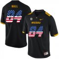 Wholesale Cheap Missouri Tigers 84 Emanuel Hall Black USA Flag Nike College Football Jersey