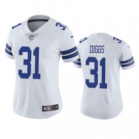 Wholesale Cheap Women\'s Dallas Cowboys #31 Trevon Diggs White Vapor Untouchable Limited Jersey