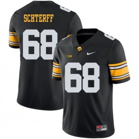 Wholesale Cheap Iowa Hawkeyes 68 Brandon Scherff Black College Football Jersey