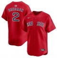 Cheap Men's Boston Red Sox #2 Alex Bregman Red 2024 Alternate Limited Stitched Baseball Jersey