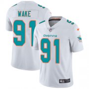 Wholesale Cheap Nike Dolphins #91 Cameron Wake White Men's Stitched NFL Vapor Untouchable Limited Jersey