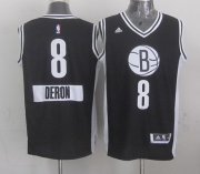 Wholesale Cheap Brooklyn Nets #8 Deron Williams Revolution 30 Swingman 2014 Christmas Day Black Jersey