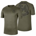 Wholesale Cheap Dallas Cowboys #54 Jaylon Smith Olive 2019 Salute To Service Sideline NFL T-Shirt