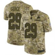 Wholesale Cheap Nike Redskins #29 Derrius Guice Camo Men's Stitched NFL Limited 2018 Salute To Service Jersey