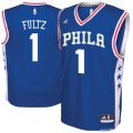 Wholesale Cheap Men's Philadelphia 76ers #1 Markelle Fultz adidas Royal 2017 NBA Draft Pick Replica Jersey