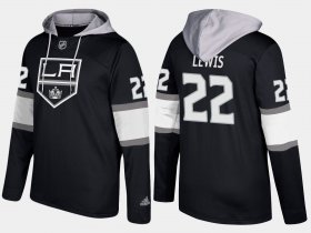 Wholesale Cheap Kings #22 Trevor Lewis Black Name And Number Hoodie