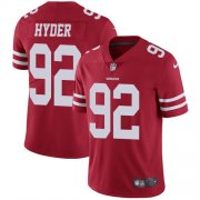 Wholesale Cheap Nike 49ers #92 Kerry Hyder Red Team Color Men's Stitched NFL Vapor Untouchable Limited Jersey