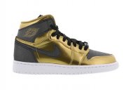 Wholesale Cheap Air Jordan 1 High GS BHM Gold/Black-White