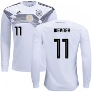 Wholesale Cheap Germany #11 Werner Home Long Sleeves Kid Soccer Country Jersey