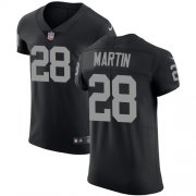 Wholesale Cheap Nike Raiders #28 Doug Martin Black Team Color Men's Stitched NFL Vapor Untouchable Elite Jersey