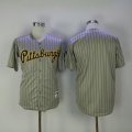 Wholesale Cheap Pirates Blank Grey Strip 1997 Turn Back The Clock Stitched MLB Jersey