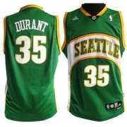 Wholesale Cheap Seattle Supersonics #35 Kevin Durant 2007-08 Green Swingman Jersey