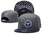 Wholesale Cheap Titans Team Logo Gray Navy Adjustable Hat TX