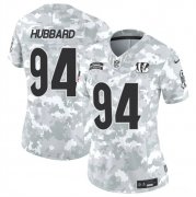 Cheap Women's Cincinnati Bengals #94 Sam Hubbard 2024 F.U.S.E Arctic Camo Salute To Service Limited Stitched Football Jersey(Run Small)