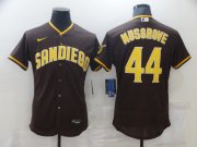 Wholesale Cheap Men San Diego Padres 44 Musgrove brown Elite 2021 Nike MLB Jersey