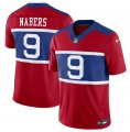 Wholesale Cheap Men's New York Giants #9 Malik Nabers Century Red Alternate Vapor F.U.S.E. Limited Football Stitched Jersey