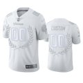 Wholesale Cheap Minnesota Vikings Custom Men's Nike Platinum NFL MVP Limited Edition Jersey