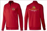 Wholesale Cheap NFL Cincinnati Bengals Victory Jacket Red