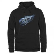 Wholesale Cheap Detroit Red Wings Rinkside Pond Hockey Pullover Hoodie Black