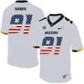 Wholesale Cheap Missouri Tigers 91 Charles Harris White USA Flag Nike College Football Jersey