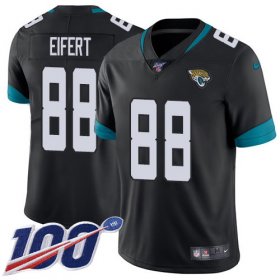 Wholesale Cheap Nike Jaguars #88 Tyler Eifert Black Team Color Men\'s Stitched NFL 100th Season Vapor Untouchable Limited Jersey